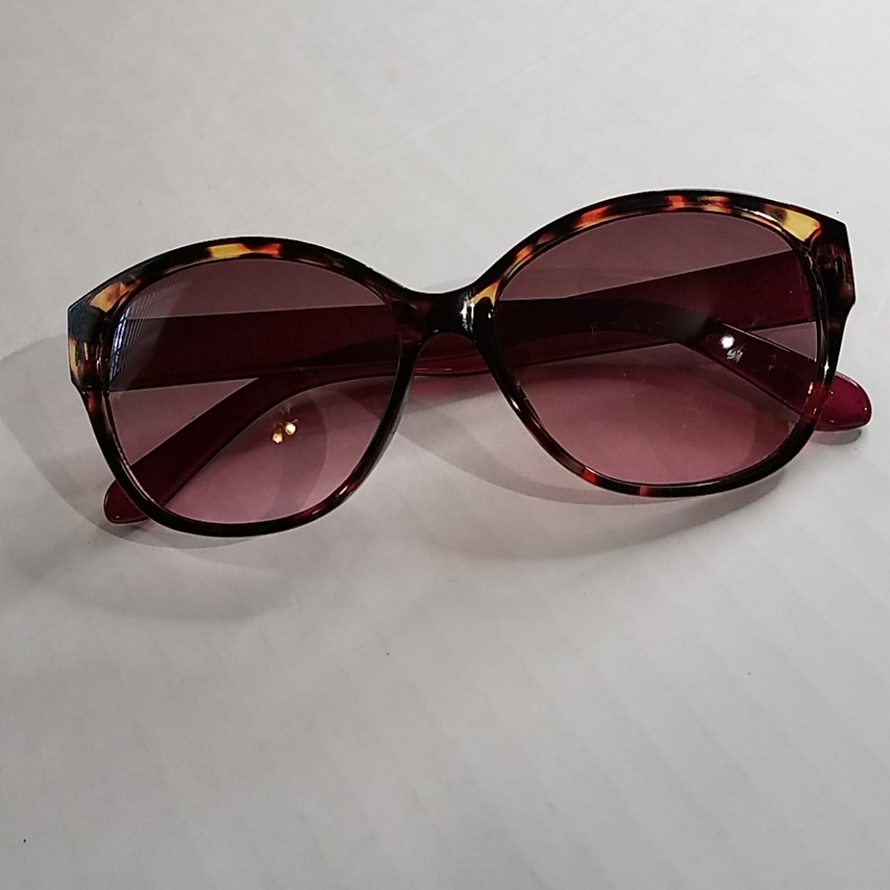 Raspberry glitter tortoise shell frames SG1 - Picture 2 of 6